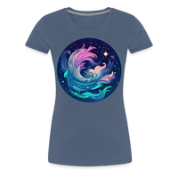 Thumbnail for Women’s Magic Aquarius Premium T-Shirt - heather blue