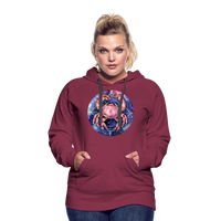 Thumbnail for Women’s Mythical Cancer Premium Hoodie - burgundy