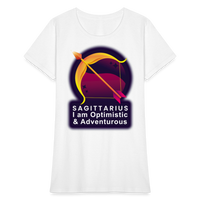 Thumbnail for Women's Glow Sagittarius T-Shirt - white