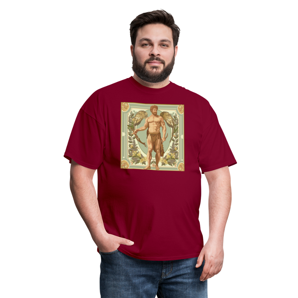 Men's Mythical Virgo Classic T-Shirt - burgundy