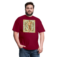 Thumbnail for Men's Mythical Virgo Classic T-Shirt - burgundy