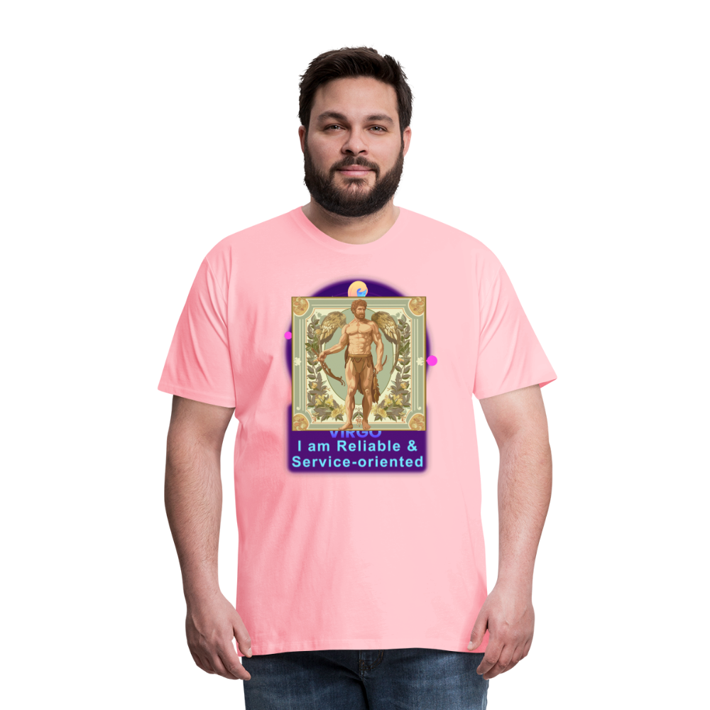 Men's Mythical Virgo Premium T-Shirt - pink