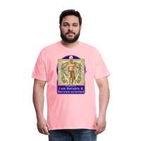 Thumbnail for Men's Mythical Virgo Premium T-Shirt - pink