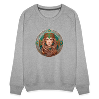 Thumbnail for Women’s Mythical Virgo Premium Sweatshirt - heather grey