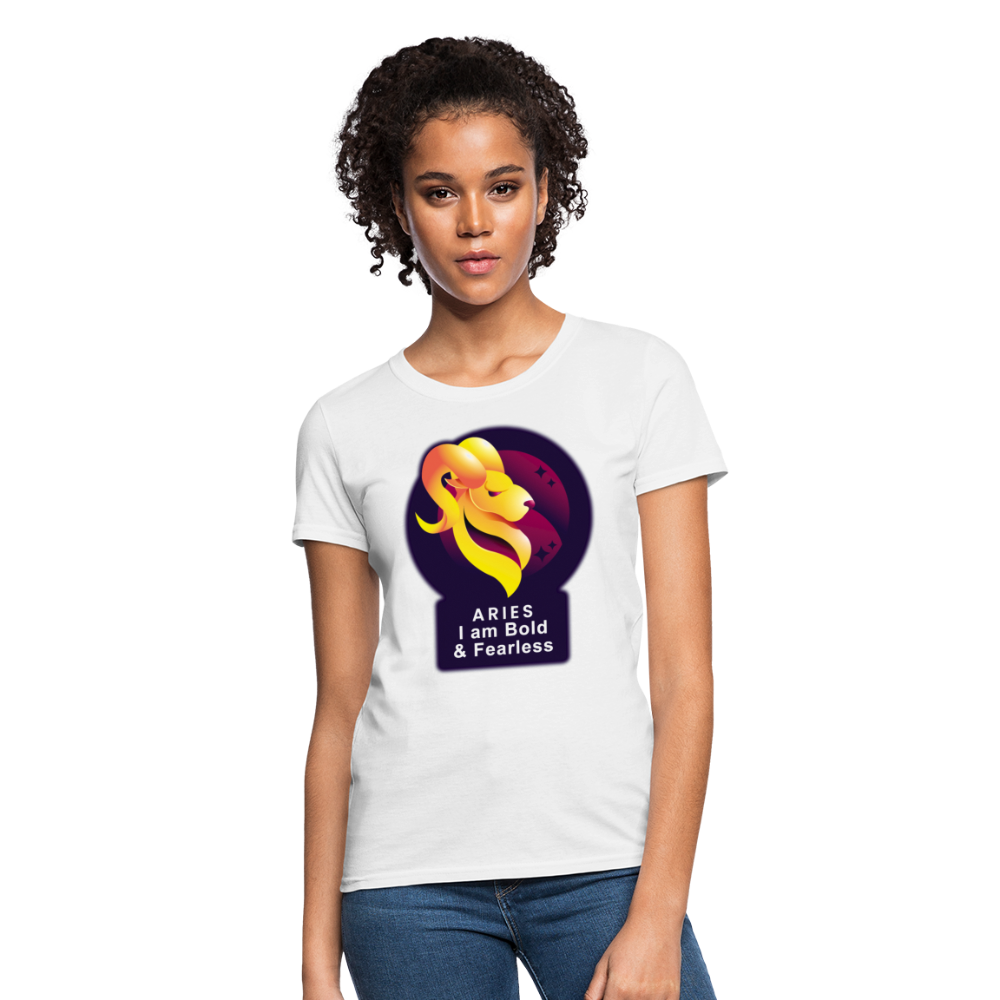 Women's Glow Aries T-Shirt - white