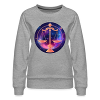 Thumbnail for Women’s Magic Libra Premium Sweatshirt - heather grey