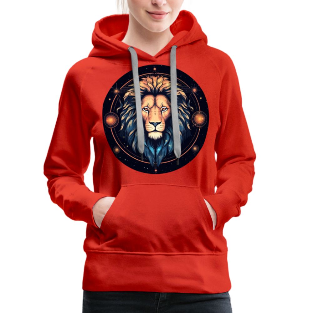 Women’s Magic Leo Premium Hoodie - red