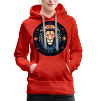 Thumbnail for Women’s Magic Leo Premium Hoodie - red