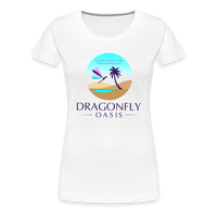 Thumbnail for Women's Dragonfly Oasis V.1 Premium T-Shirt - white