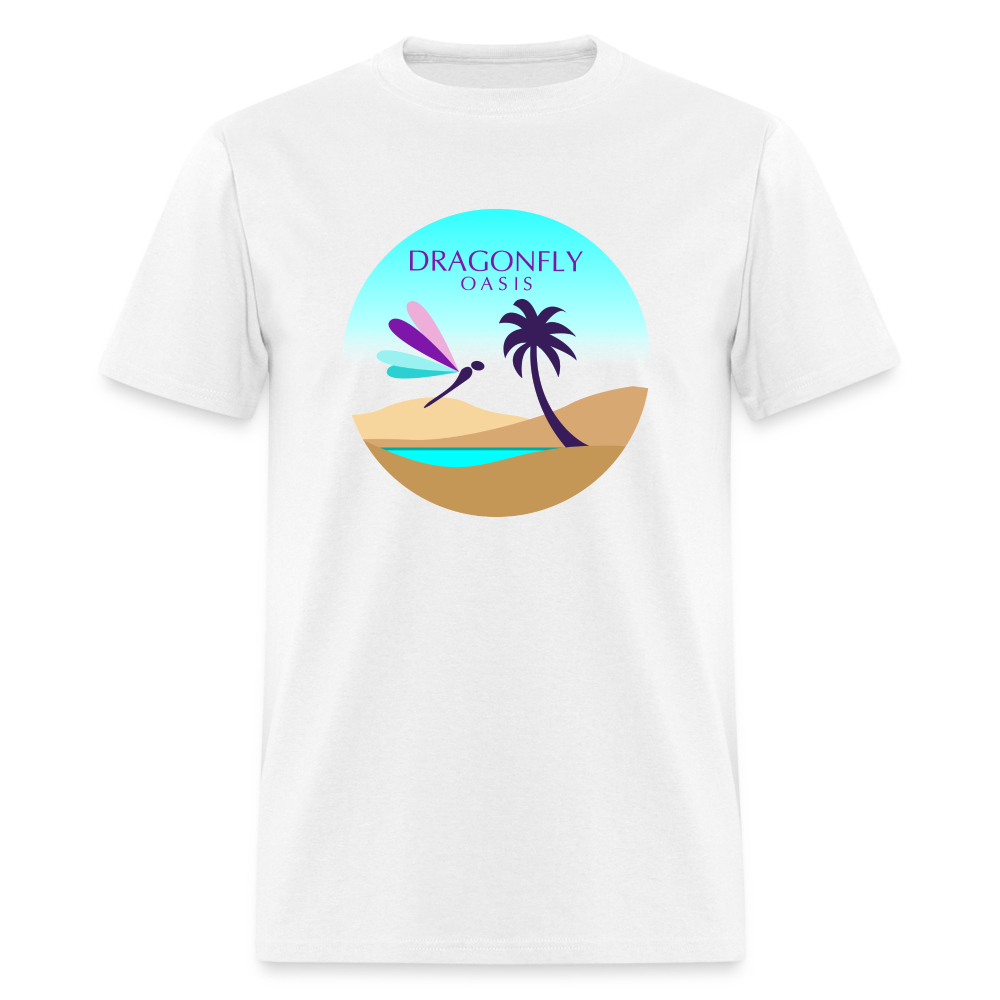 Men's Dragonfly 2nd Logo Classic T-Shirt - white