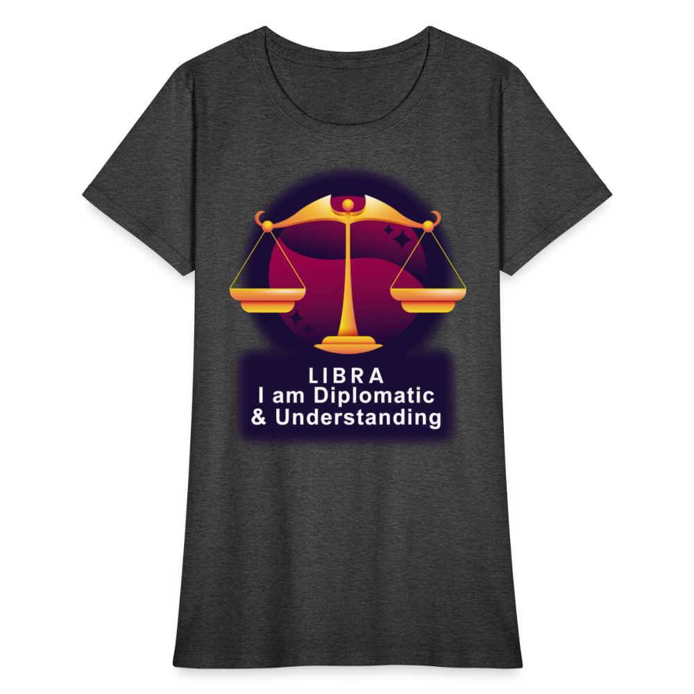 Women's Glow Libra T-Shirt - heather black