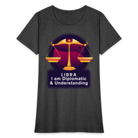 Thumbnail for Women's Glow Libra T-Shirt - heather black