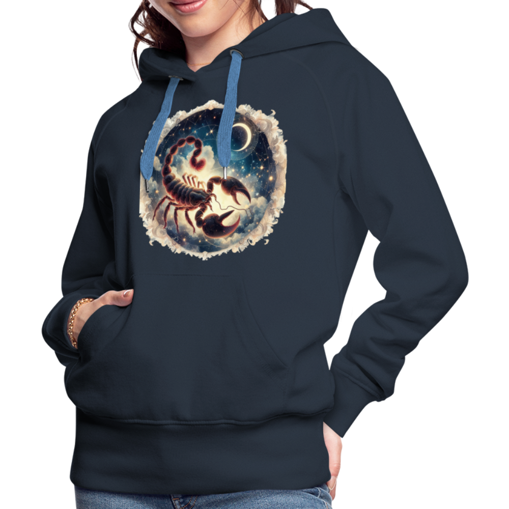 Women’s Mythical Scorpio Premium Hoodie - navy