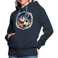 Thumbnail for Women’s Mythical Scorpio Premium Hoodie - navy