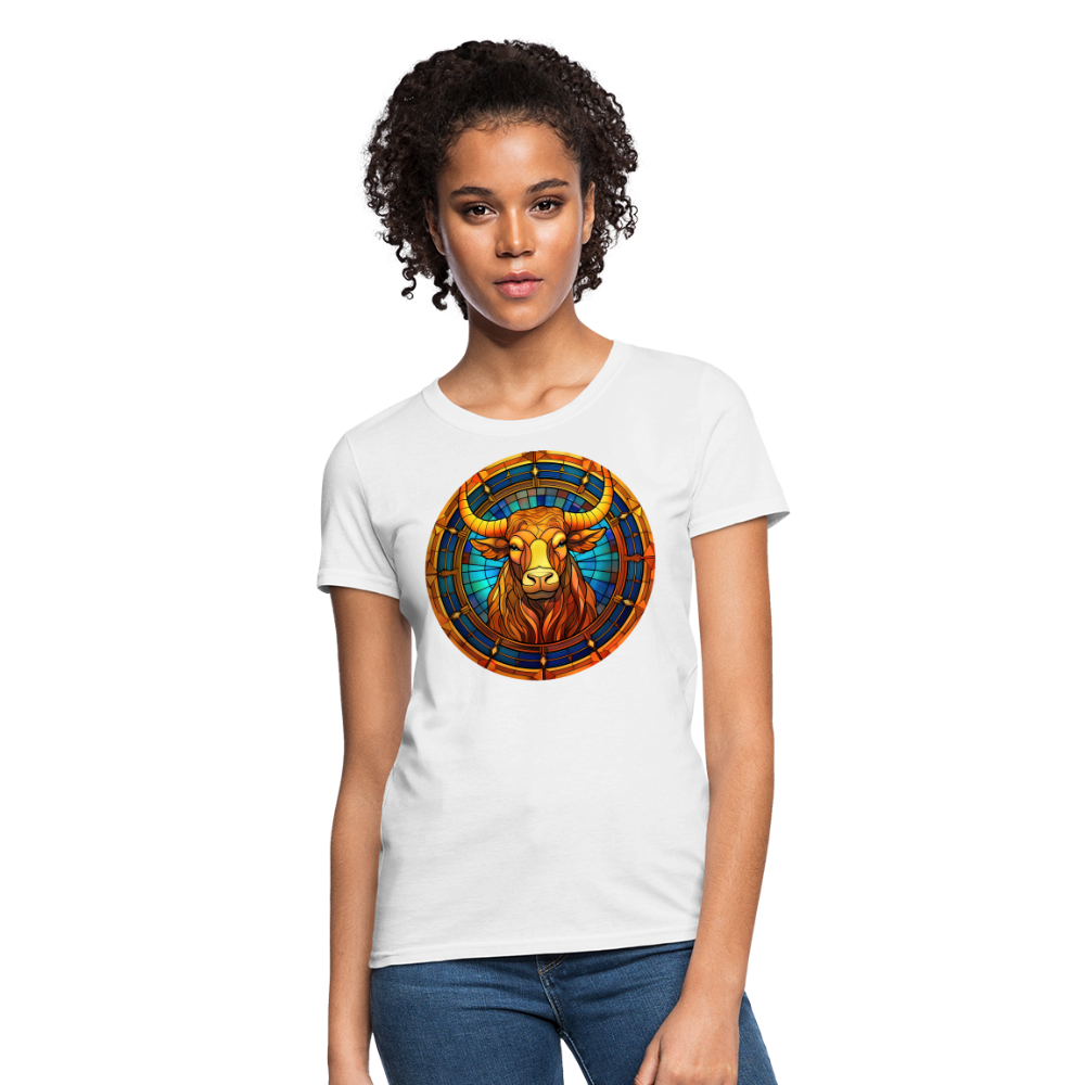 Women's Mosaic Taurus T-Shirt - white