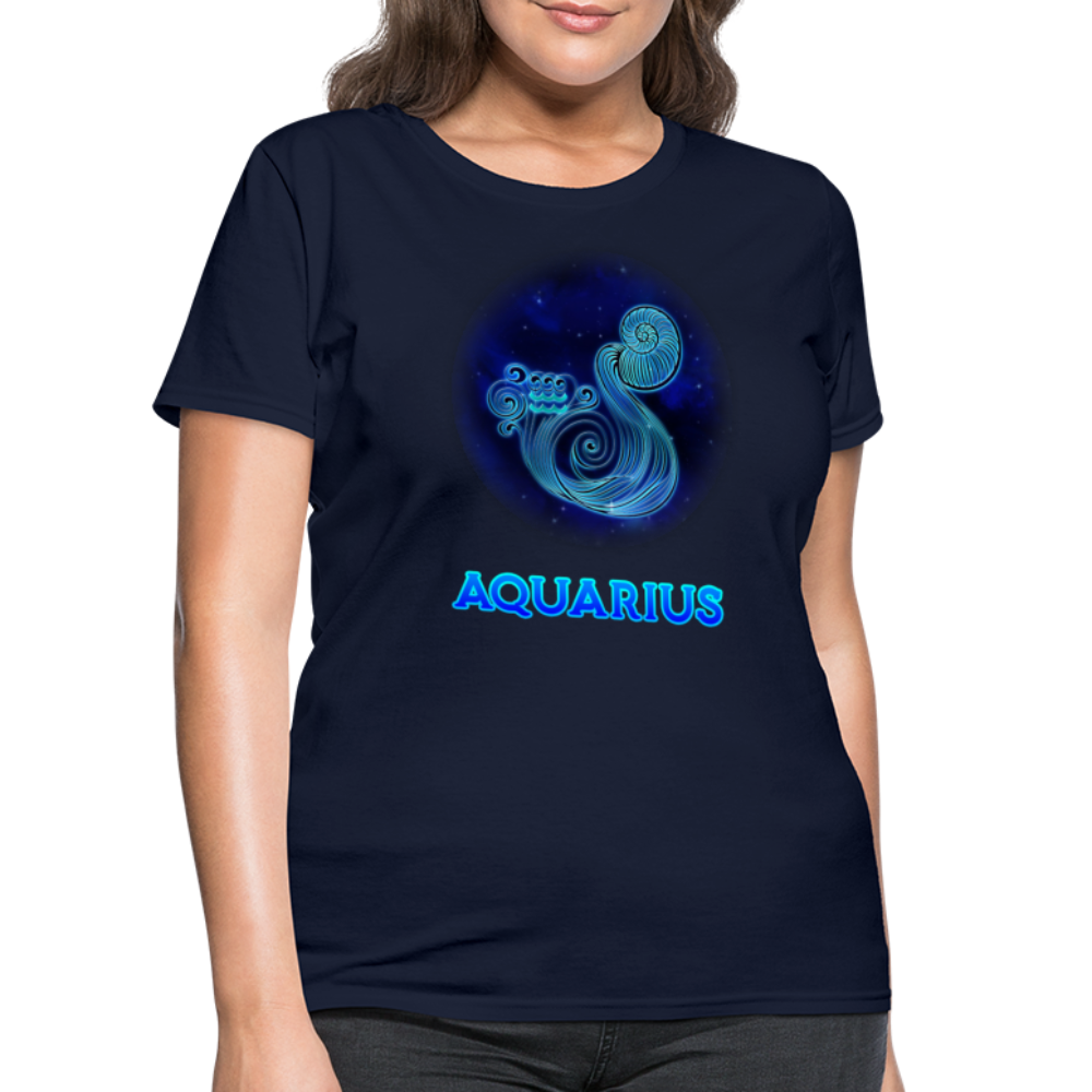 Women's Stellar Aquarius T-Shirt - navy