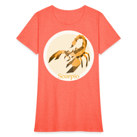 Thumbnail for Women's Mosaic Scorpio T-Shirt - heather coral