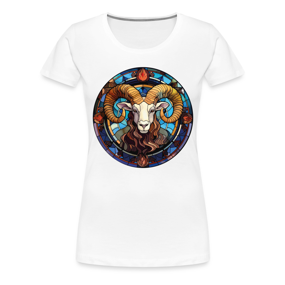 Women’s Mosaic Aries Premium T-Shirt - white