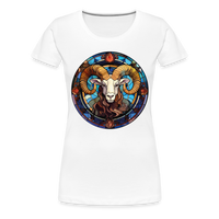 Thumbnail for Women’s Mosaic Aries Premium T-Shirt - white