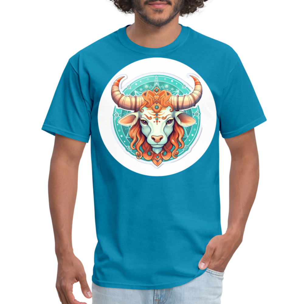 Men's Symbol Taurus Classic T-Shirt - turquoise