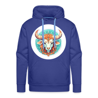 Thumbnail for Men’s Symbol Taurus Premium Hoodie - royal blue