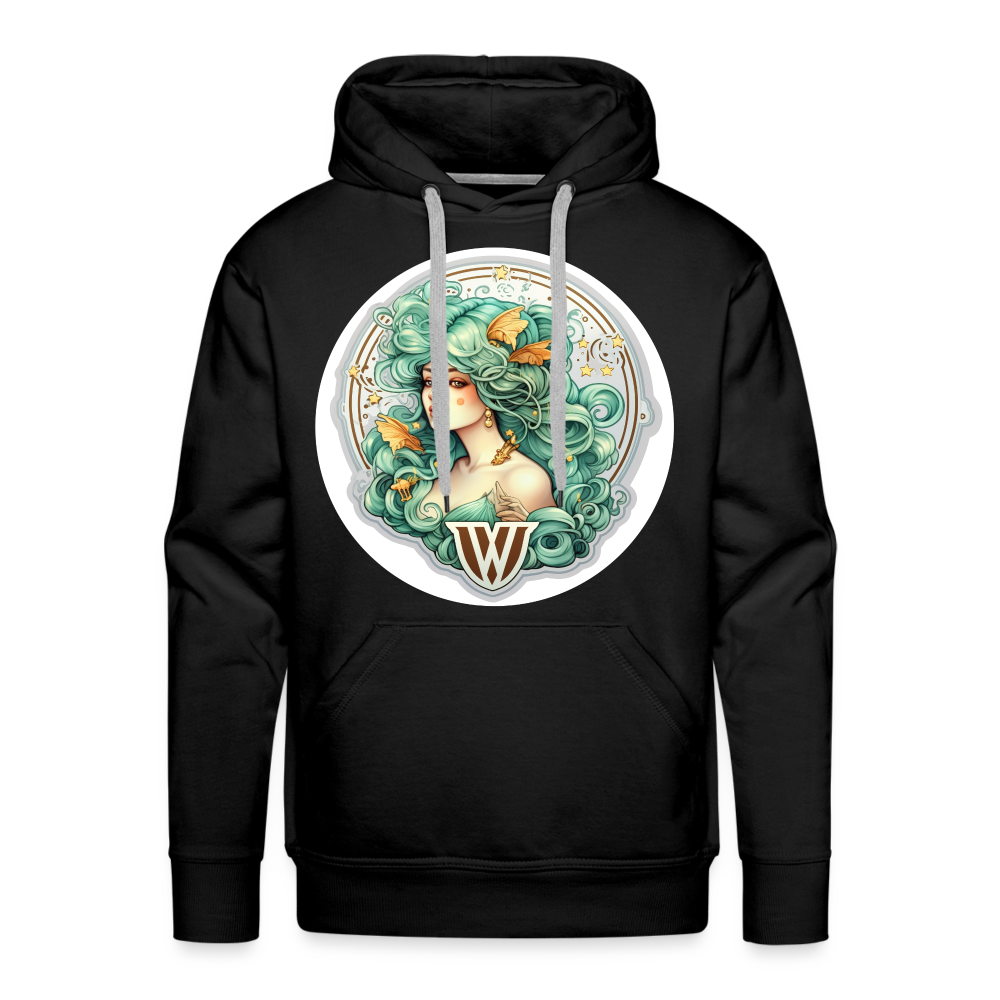 Men’s Symbol Virgo Premium Hoodie - black