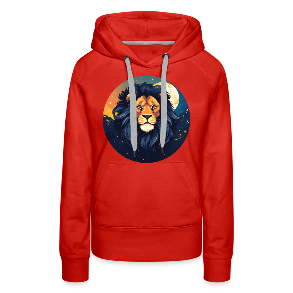 Women’s Mystic Leo Premium Hoodie - red