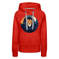 Thumbnail for Women’s Mystic Leo Premium Hoodie - red