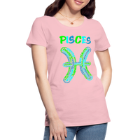 Thumbnail for Women's Power Words Pisces Premium T-Shirt - pink