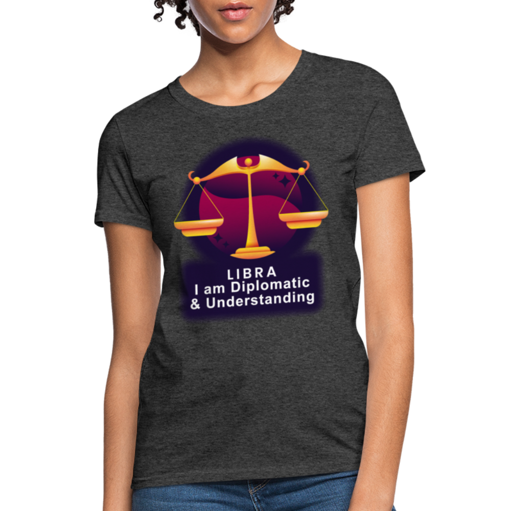 Women's Glow Libra T-Shirt - heather black