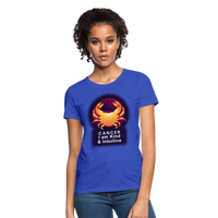 Thumbnail for Women's Glow Cancer T-Shirt - royal blue