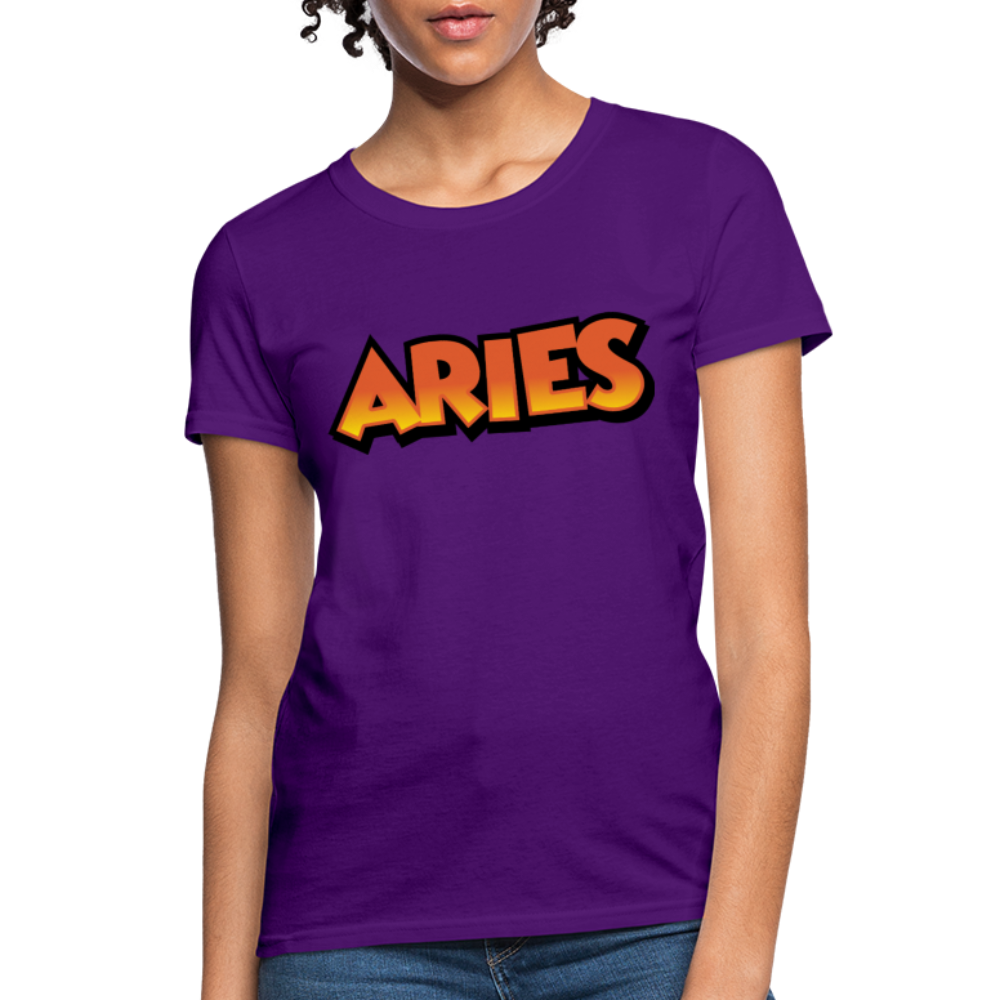 Women's Aries New Design T-Shirt - purple