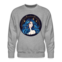 Thumbnail for Men’s Magic Virgo Premium Sweatshirt - heather grey