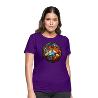 Thumbnail for Women's Mosaic Gemini T-Shirt - purple