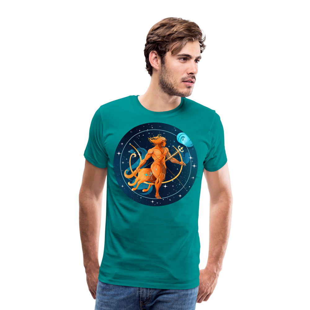 Men's Mythical Sagittarius Premium T-Shirt - teal