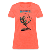 Thumbnail for Astral Sagittarius Women's T-Shirt - heather coral