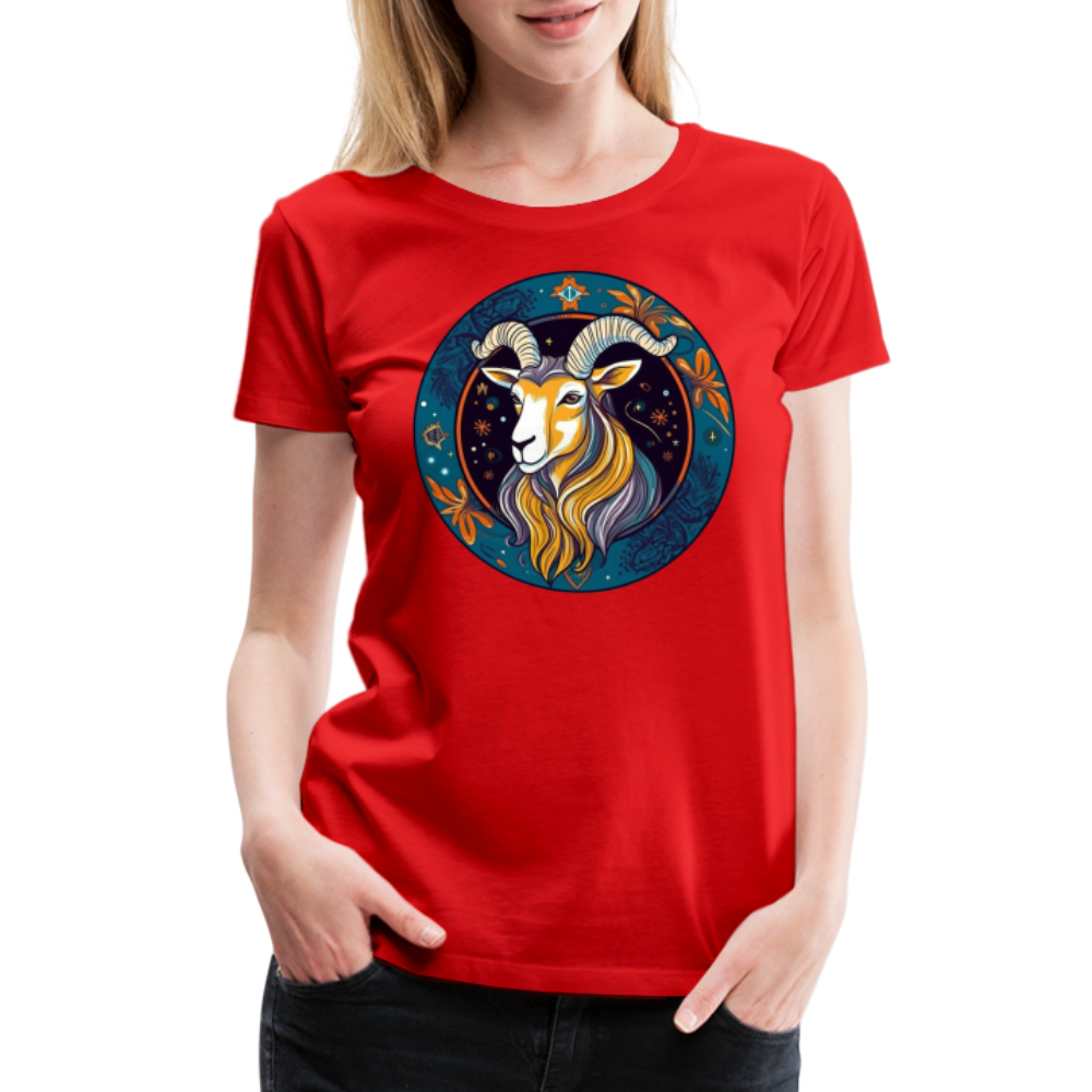 Women’s Mythical Capricorn Premium T-Shirt - red