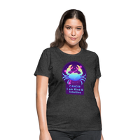 Thumbnail for Women's Neon Cancer T-Shirt - heather black