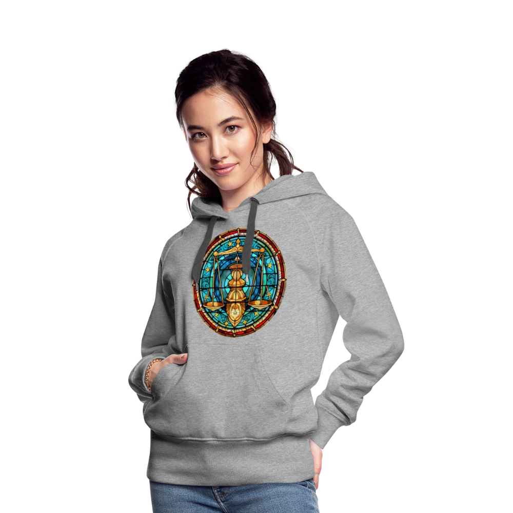 Women’s Mosaic Libra Premium Hoodie - heather grey