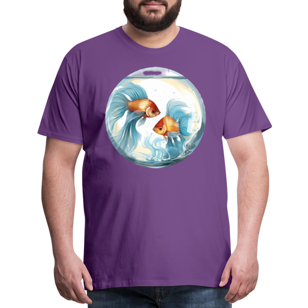 Men's Mythical Pisces Premium T-Shirt - purple