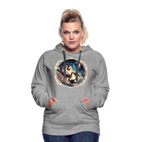 Thumbnail for Women’s Mythical Scorpio Premium Hoodie - heather grey