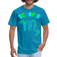 Thumbnail for Men's Power Words Scorpio Classic T-Shirt - turquoise