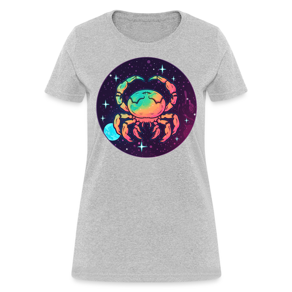 Women's Mystic Cancer T-Shirt - heather gray