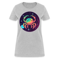 Thumbnail for Women's Mystic Cancer T-Shirt - heather gray