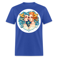 Thumbnail for Men's Symbol Gemini Classic T-Shirt - royal blue