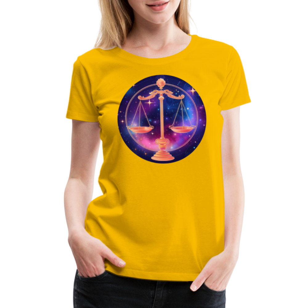 Women’s Magic Libra Premium T-Shirt - sun yellow