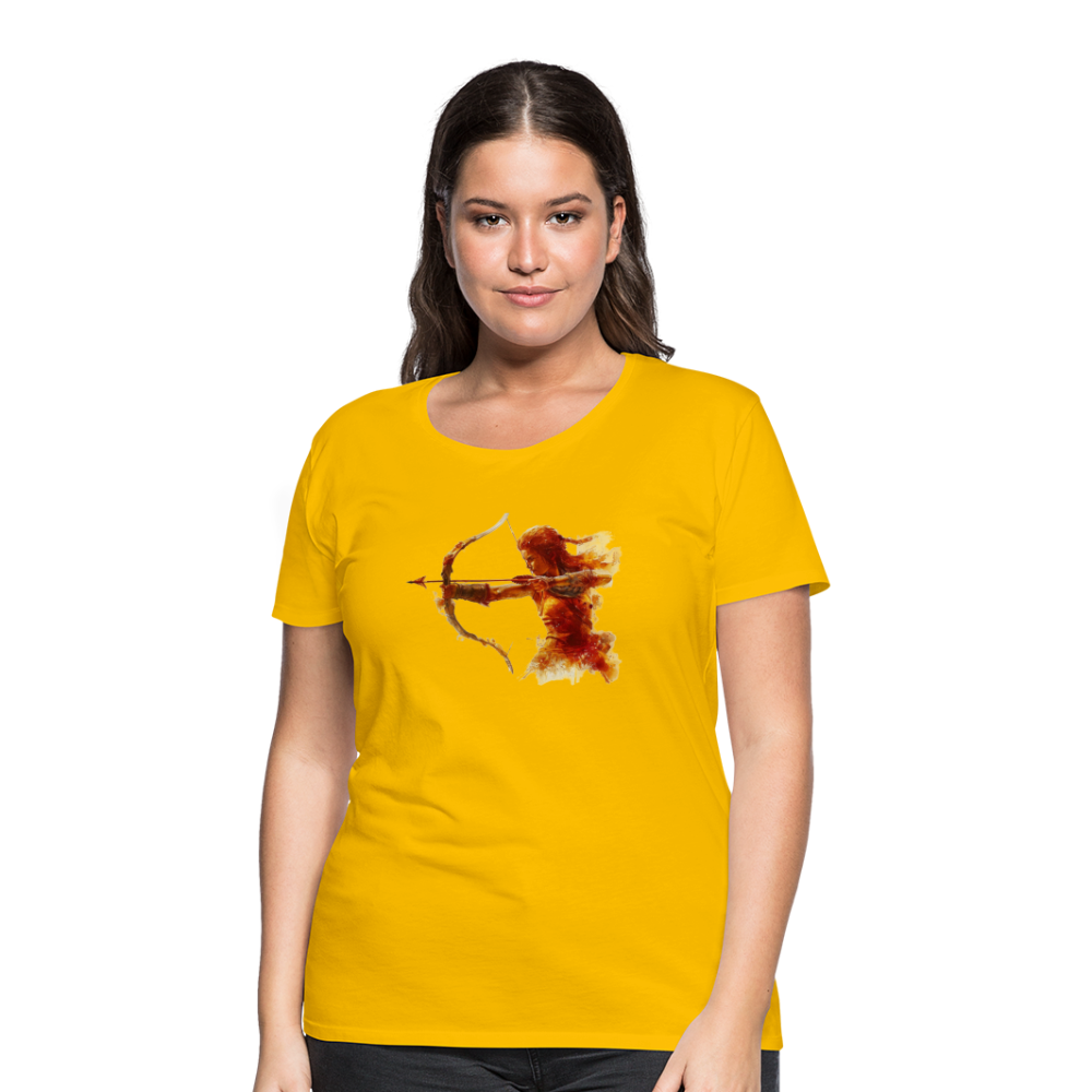 Women’s Mythical Sagittarius Premium T-Shirt - sun yellow