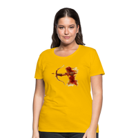 Thumbnail for Women’s Mythical Sagittarius Premium T-Shirt - sun yellow