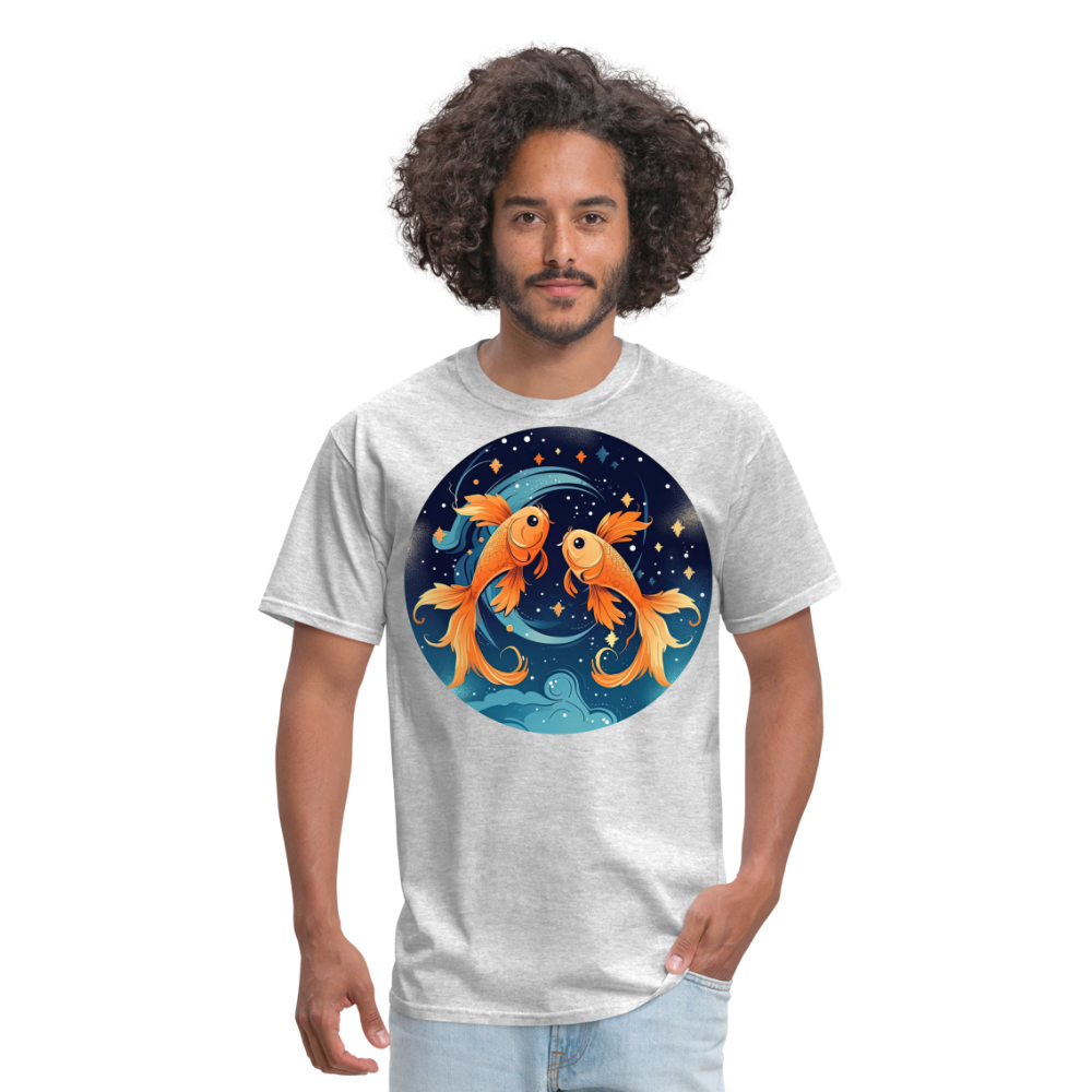 Men's Magic Pisces Classic T-Shirt - heather gray