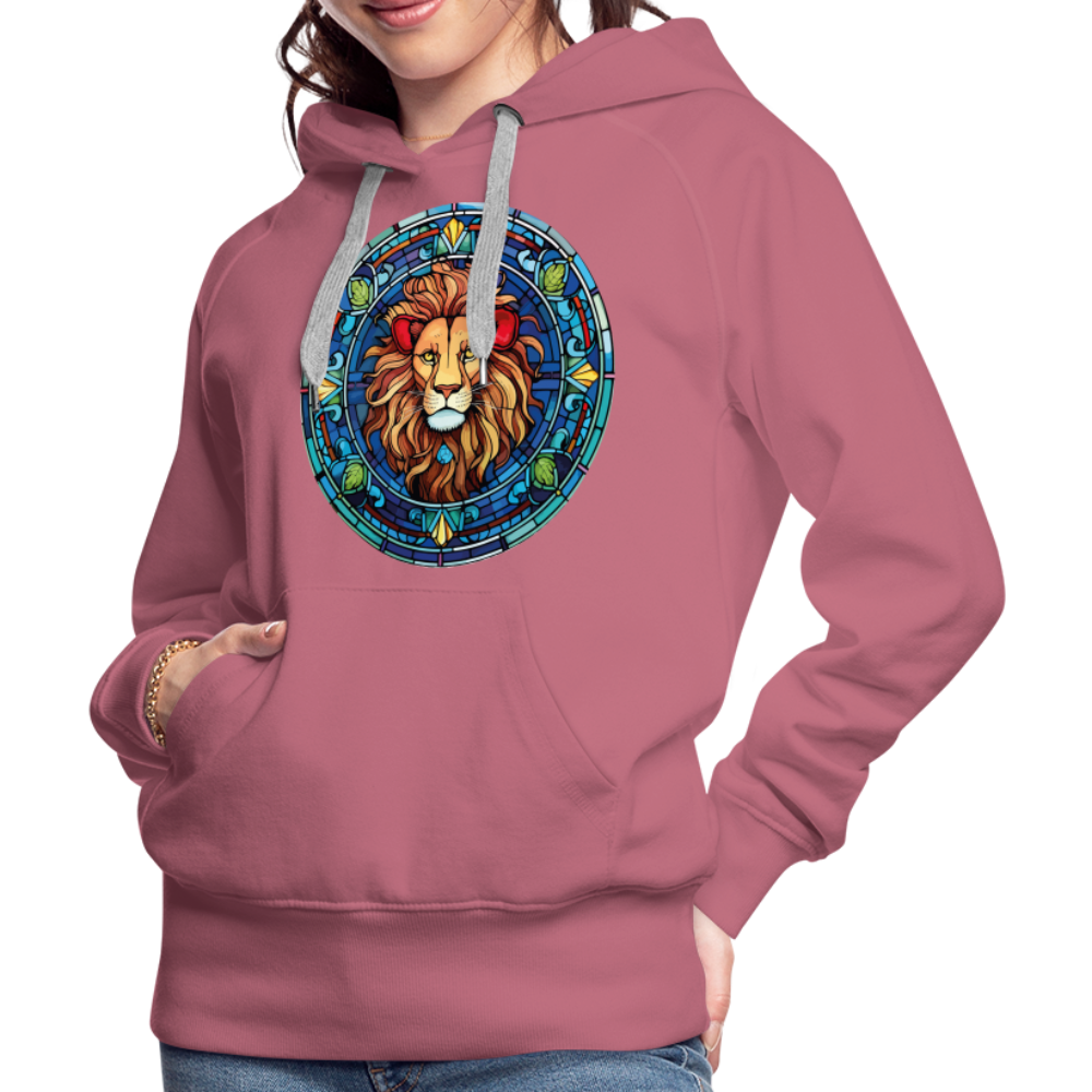 Women’s Mosaic Leo Premium Hoodie - mauve